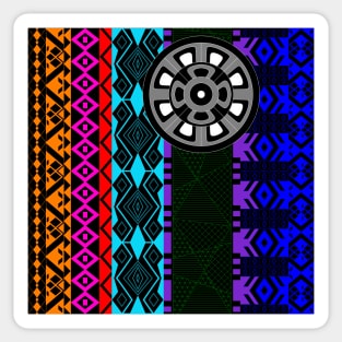 Geometry from imagination mandala pattern Sticker